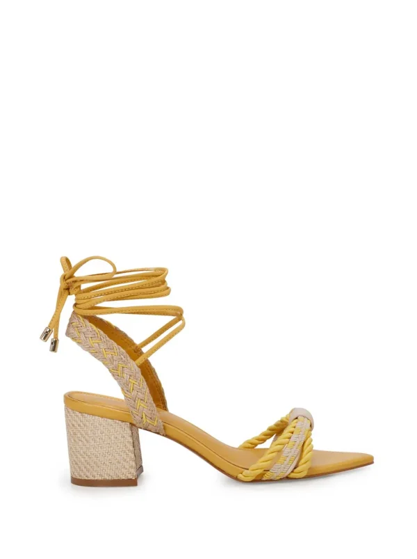 Prim Woven Block Heel Sandal In <Jessica Simpson Outlet