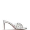 Primana Lucite Mule In Silver<Jessica Simpson Best