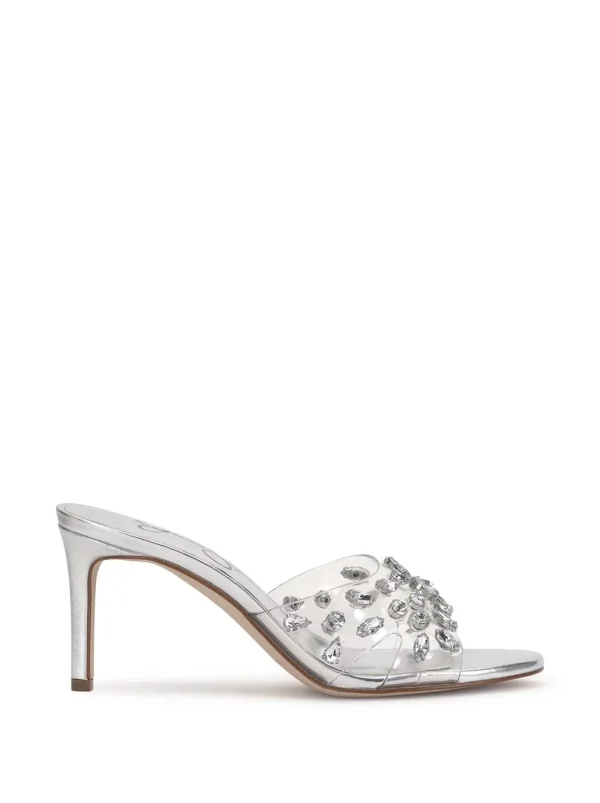 Primana Lucite Mule In Silver<Jessica Simpson Best