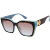 Retro Two Tone Cat Eye Sunglasses In & Blue<Jessica Simpson Fashion