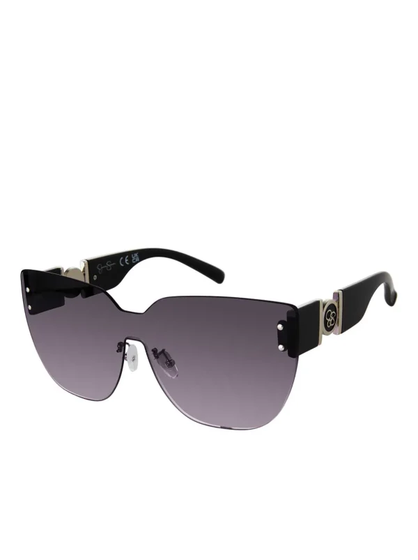 Rimless Cat Eye Shield Sunglasses In <Jessica Simpson New