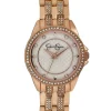 Gold Tone Mother Of Pearl Dial Bracelet Watch<Jessica Simpson Flash Sale