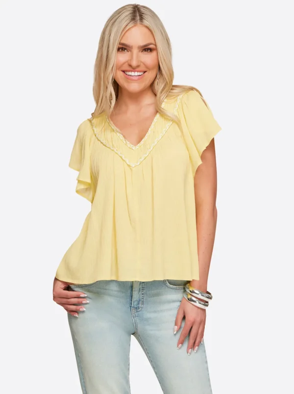 Serenity Top In <Jessica Simpson Flash Sale