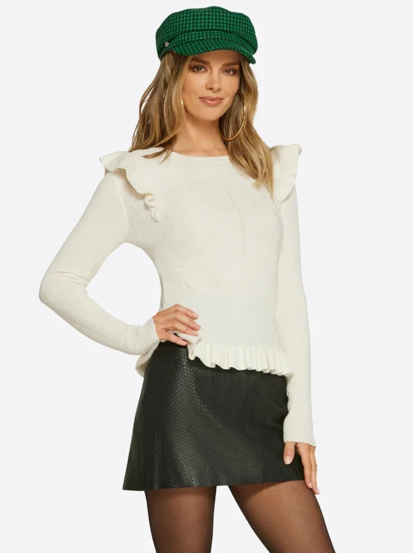 Skye Sweater In <Jessica Simpson Hot