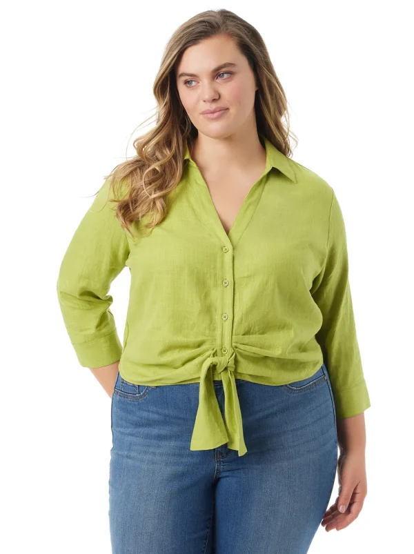 Soley Tie Front Top In <Jessica Simpson Best Sale