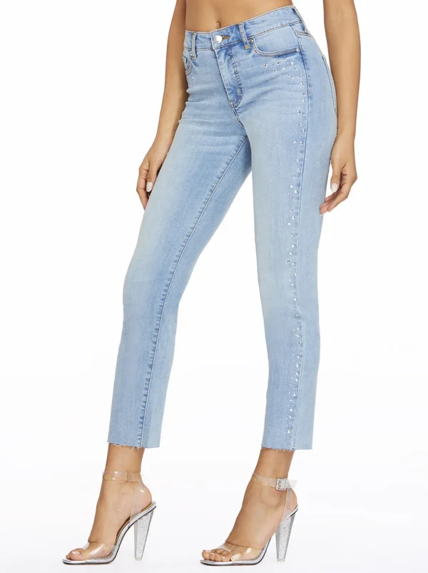 Spotlight High Rise Straight Jeans In <Jessica Simpson Sale