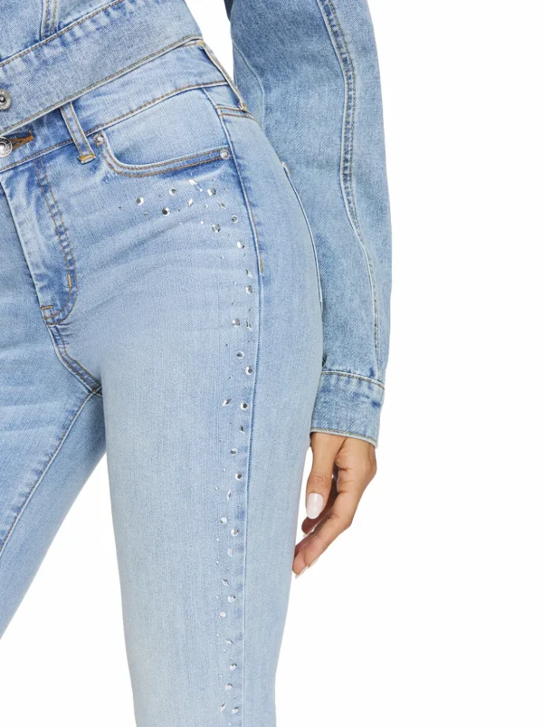 Spotlight High Rise Straight Jeans In <Jessica Simpson Sale