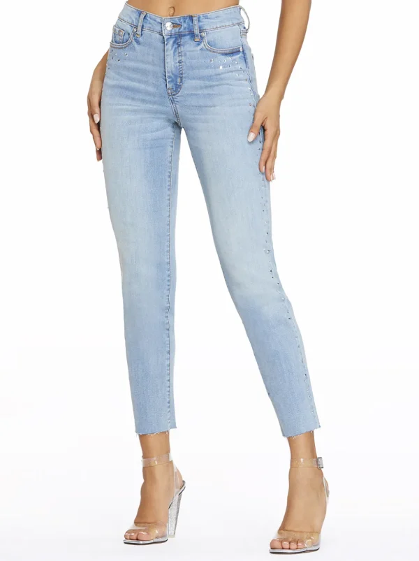 Spotlight High Rise Straight Jeans In <Jessica Simpson Sale