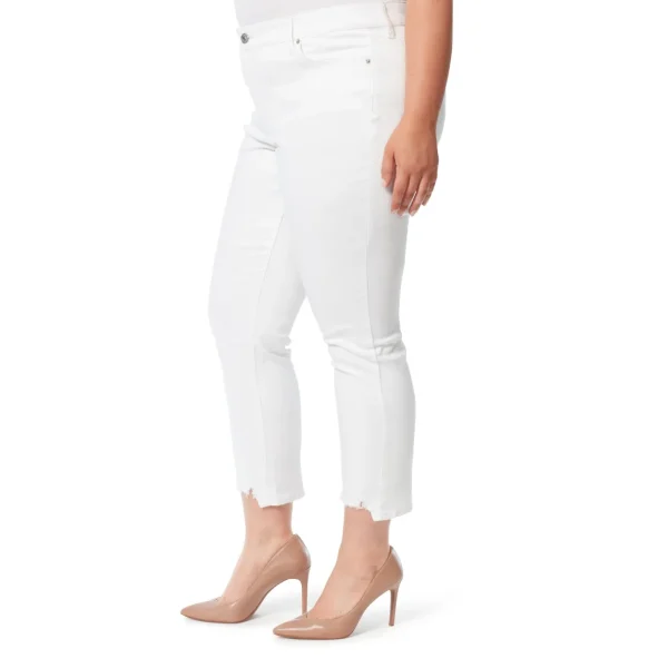 Spotlight High Rise Straight Jeans In <Jessica Simpson Hot