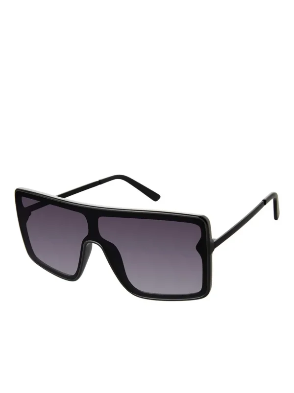 Square Shield Metal Temple Sunglasses In <Jessica Simpson Clearance