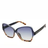 Stylish Butterfly Sunglasses In Blue Tortoise<Jessica Simpson Shop