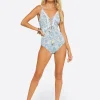 Lace Front One Piece In White Multi<Jessica Simpson Sale