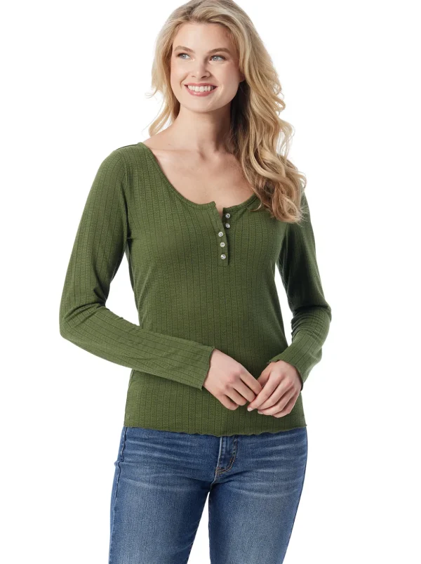 Tahani Henley Top In <Jessica Simpson Best Sale