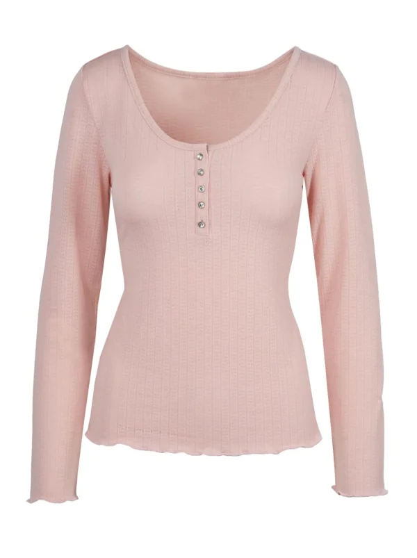 Tahani Henley Top In <Jessica Simpson Shop