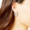 Thick Twisted Hoop Earrings In <Jessica Simpson Flash Sale