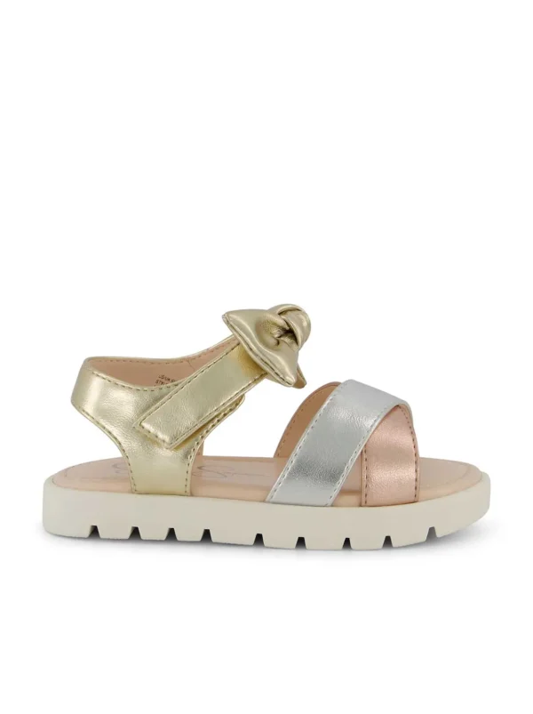 Toddler Tia Cross Sandals In Metallic Multi<Jessica Simpson Online