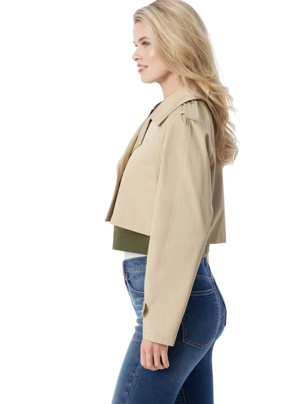 Trench Bomber Jacket In <Jessica Simpson Outlet