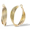 Twisted Layered Hoop Earrings In <Jessica Simpson Cheap