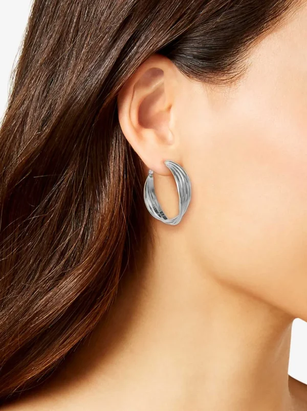 Twisted Layered Hoop Earrings In <Jessica Simpson Best