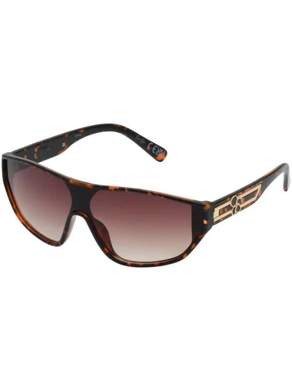 Wrap-Around Shield Sunglasses In <Jessica Simpson Hot